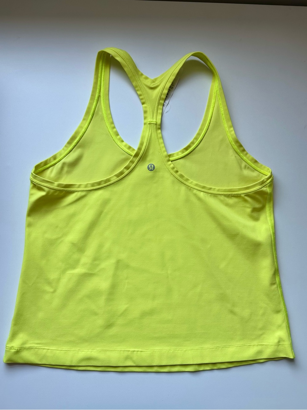 lululemon athletica Neon Yellow Racerback Tank